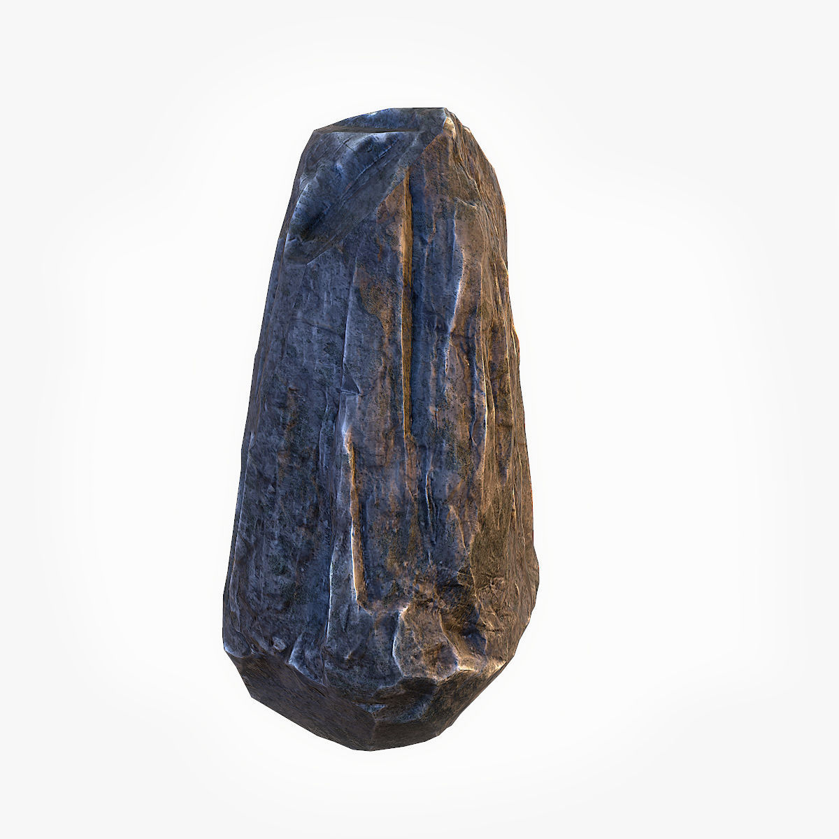 Big Stone 4 low poly Low-poly 3D model_2