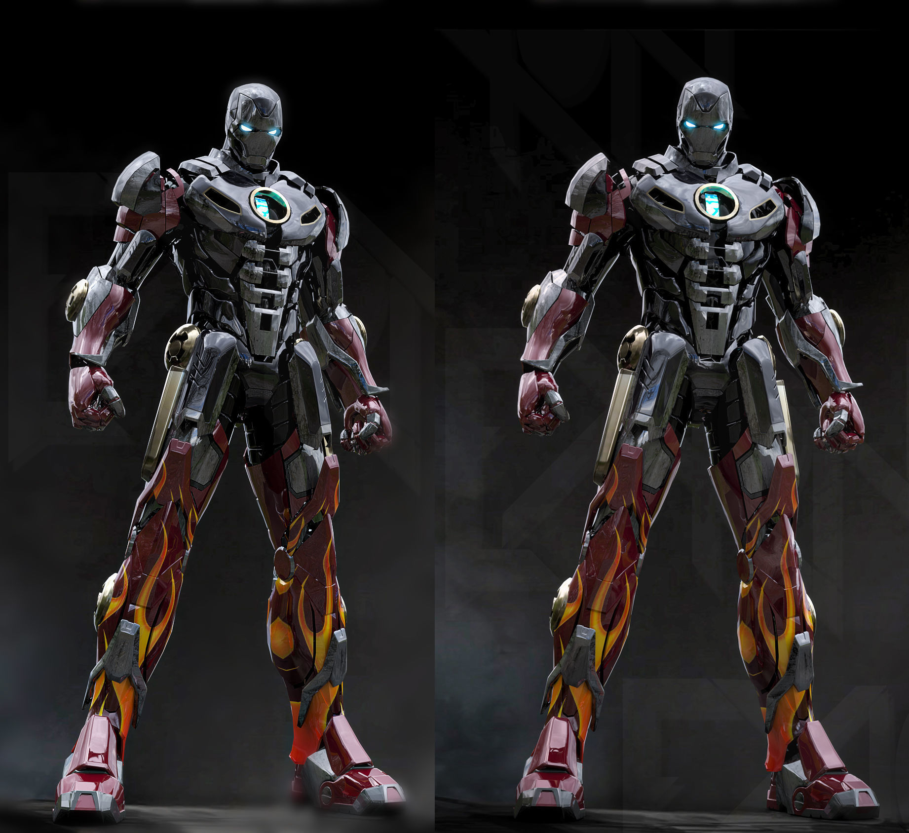 Iron Man MK22 Hot Rod 3D model_5