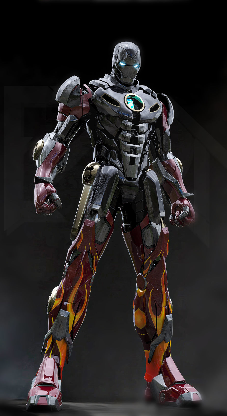Iron Man MK22 Hot Rod 3D model_3