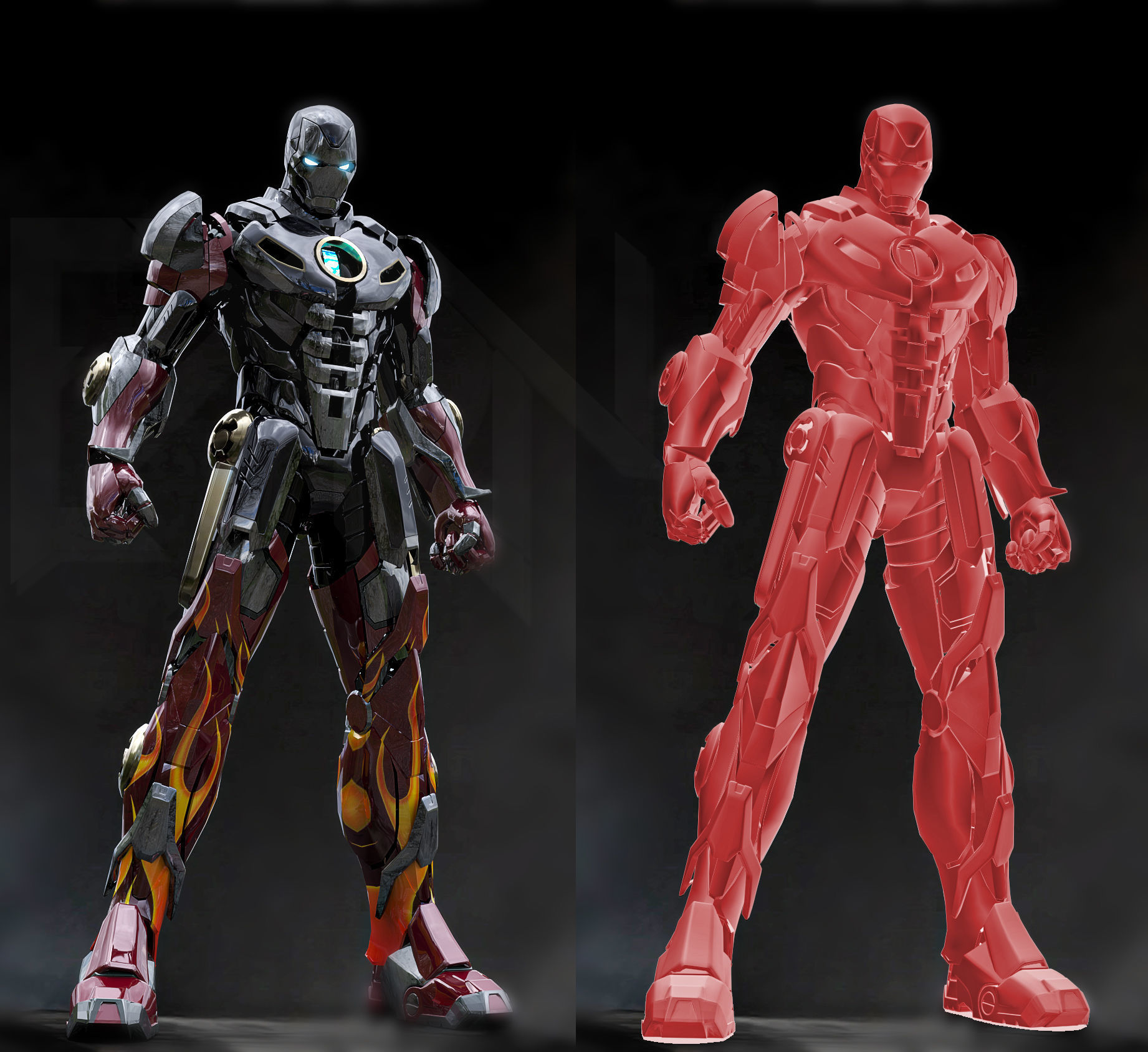 Iron Man MK22 Hot Rod 3D model_2