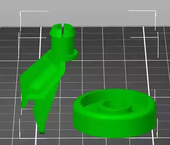 mobile drawer wheel - dishwasher 3D print model