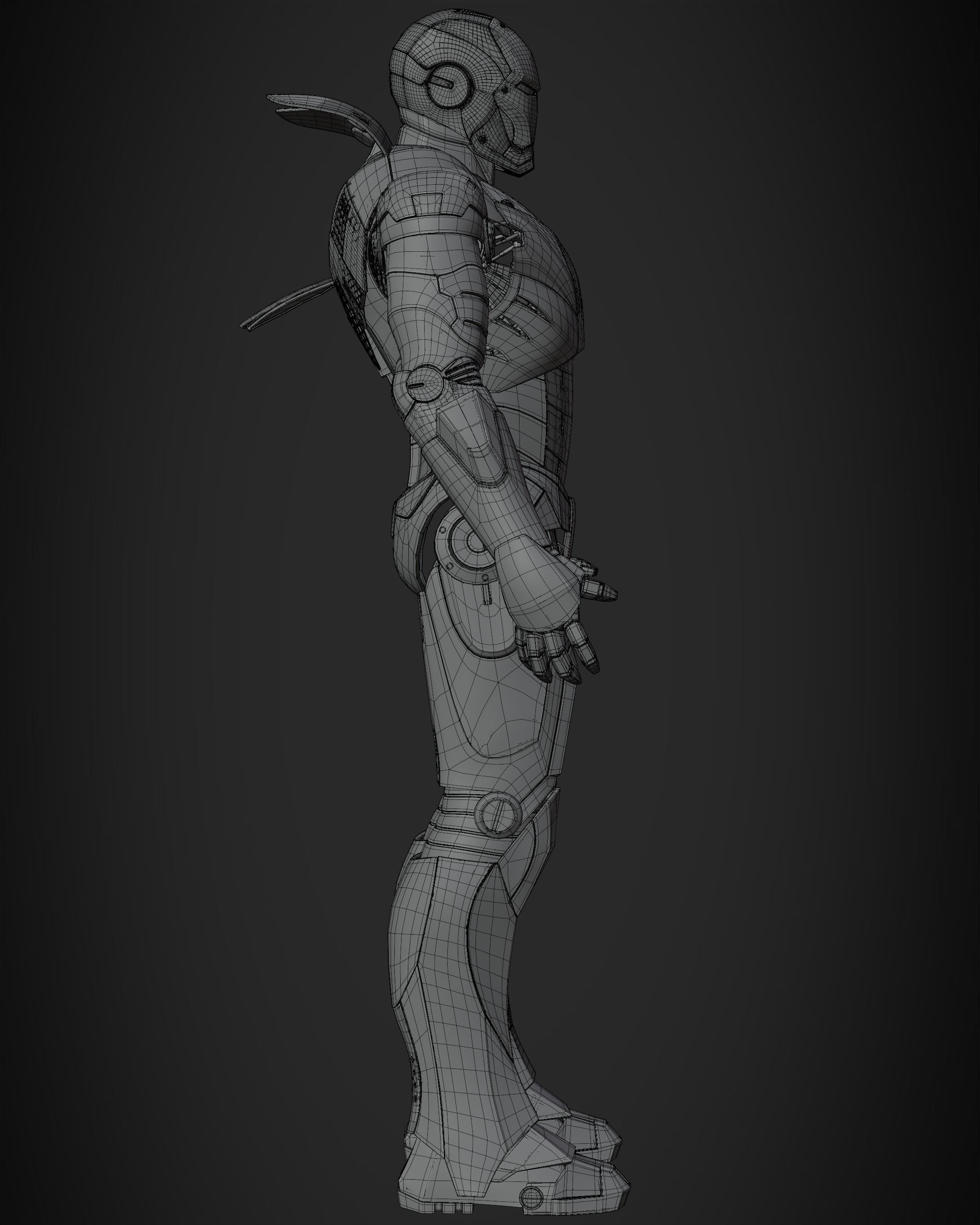 Iron Man Mark 3 Armor for Cosplay 3D print model_16