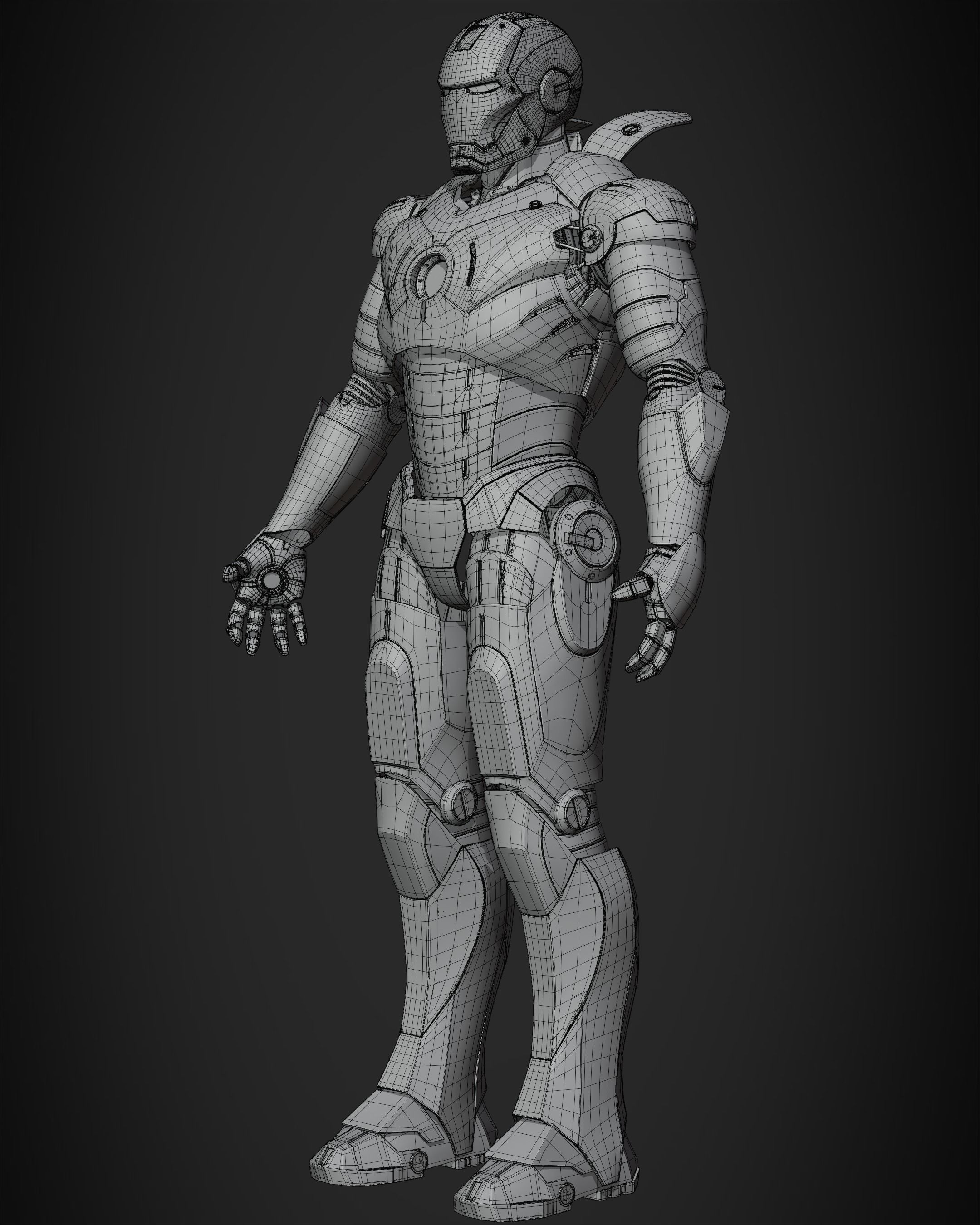 Iron Man Mark 3 Armor for Cosplay 3D print model_14