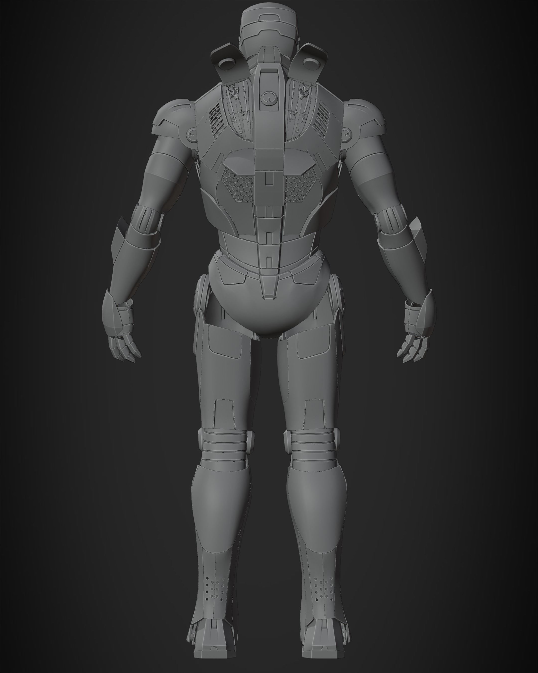Iron Man Mark 3 Armor for Cosplay 3D print model_19