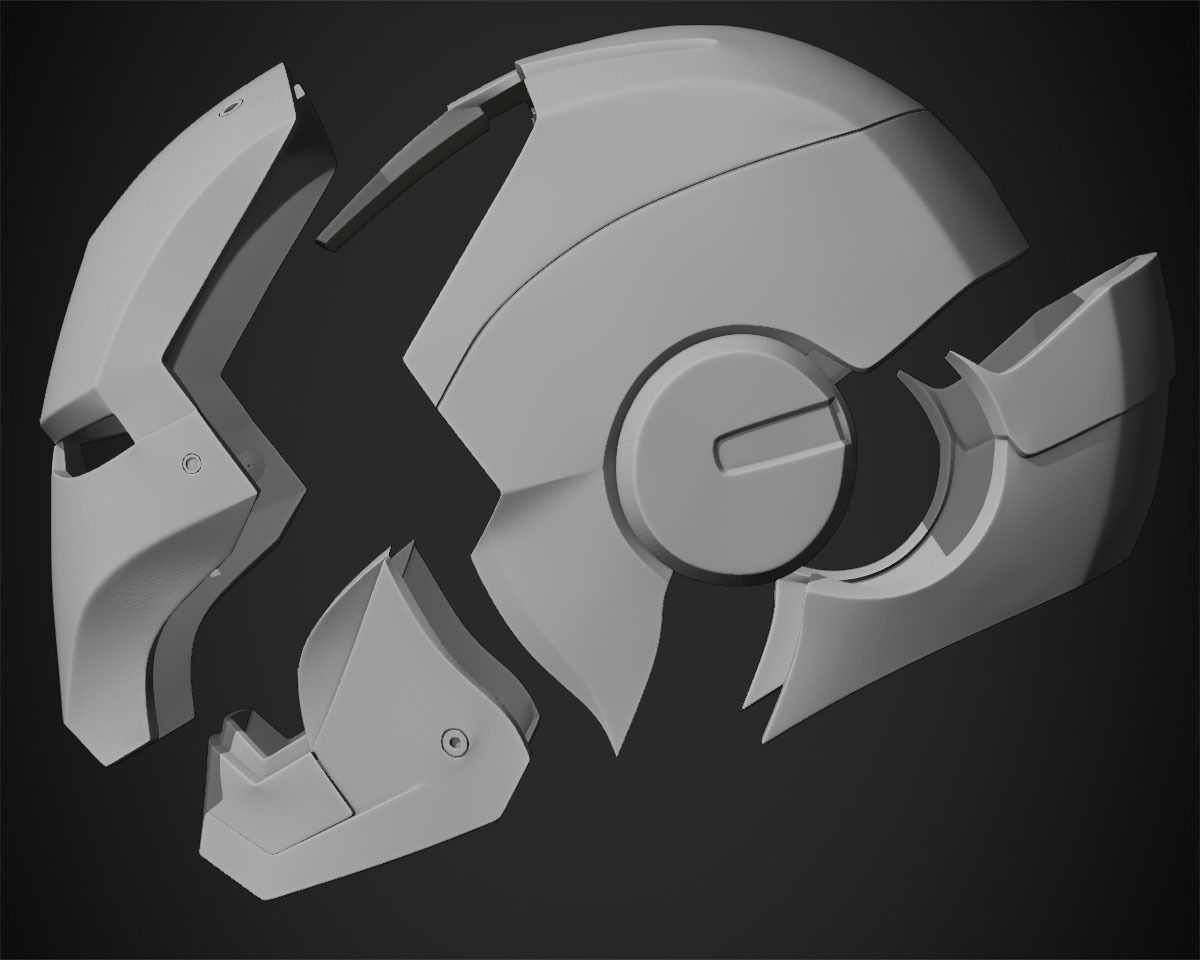 Iron Man Mark 3 Armor for Cosplay 3D print model_11