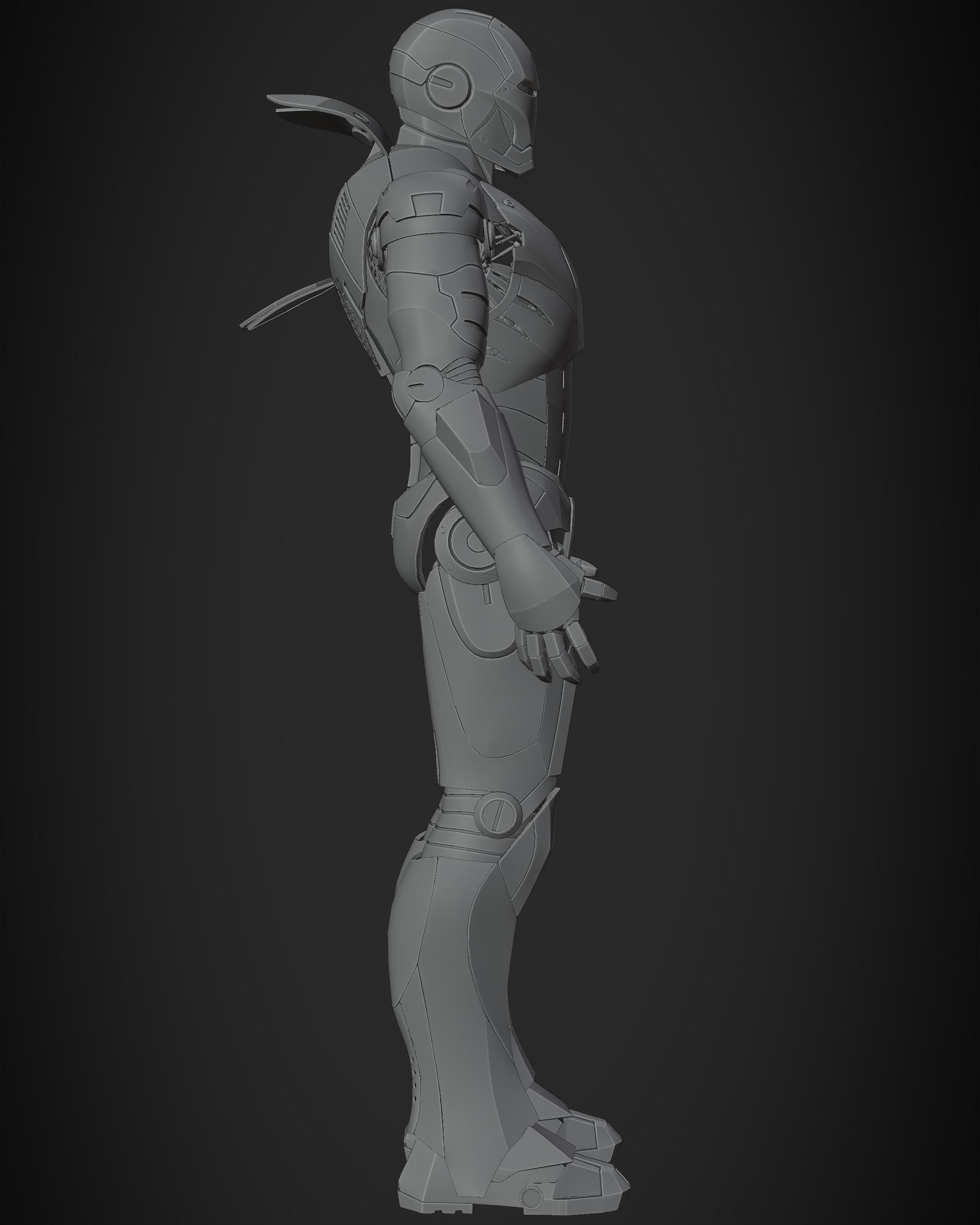 Iron Man Mark 3 Armor for Cosplay 3D print model_17