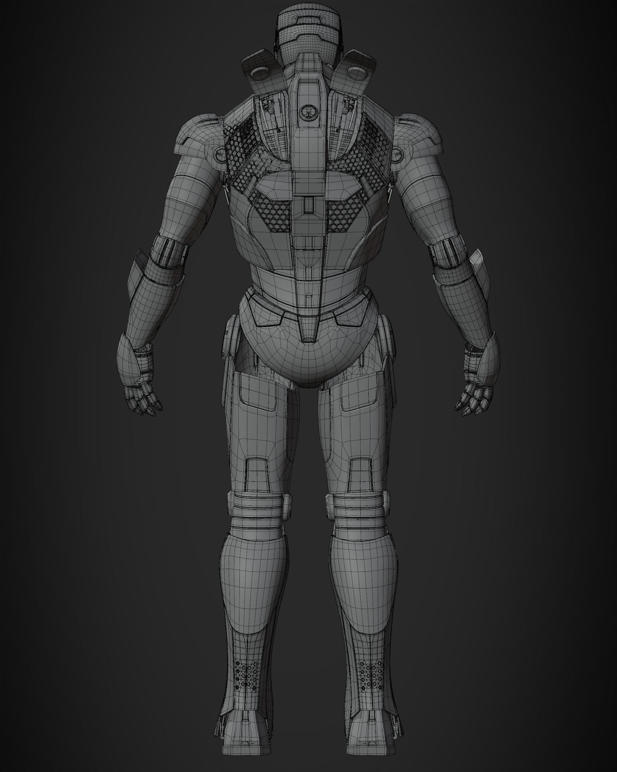 Iron Man Mark 3 Armor for Cosplay 3D print model_18