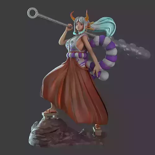 yamato from one piece 3D print model