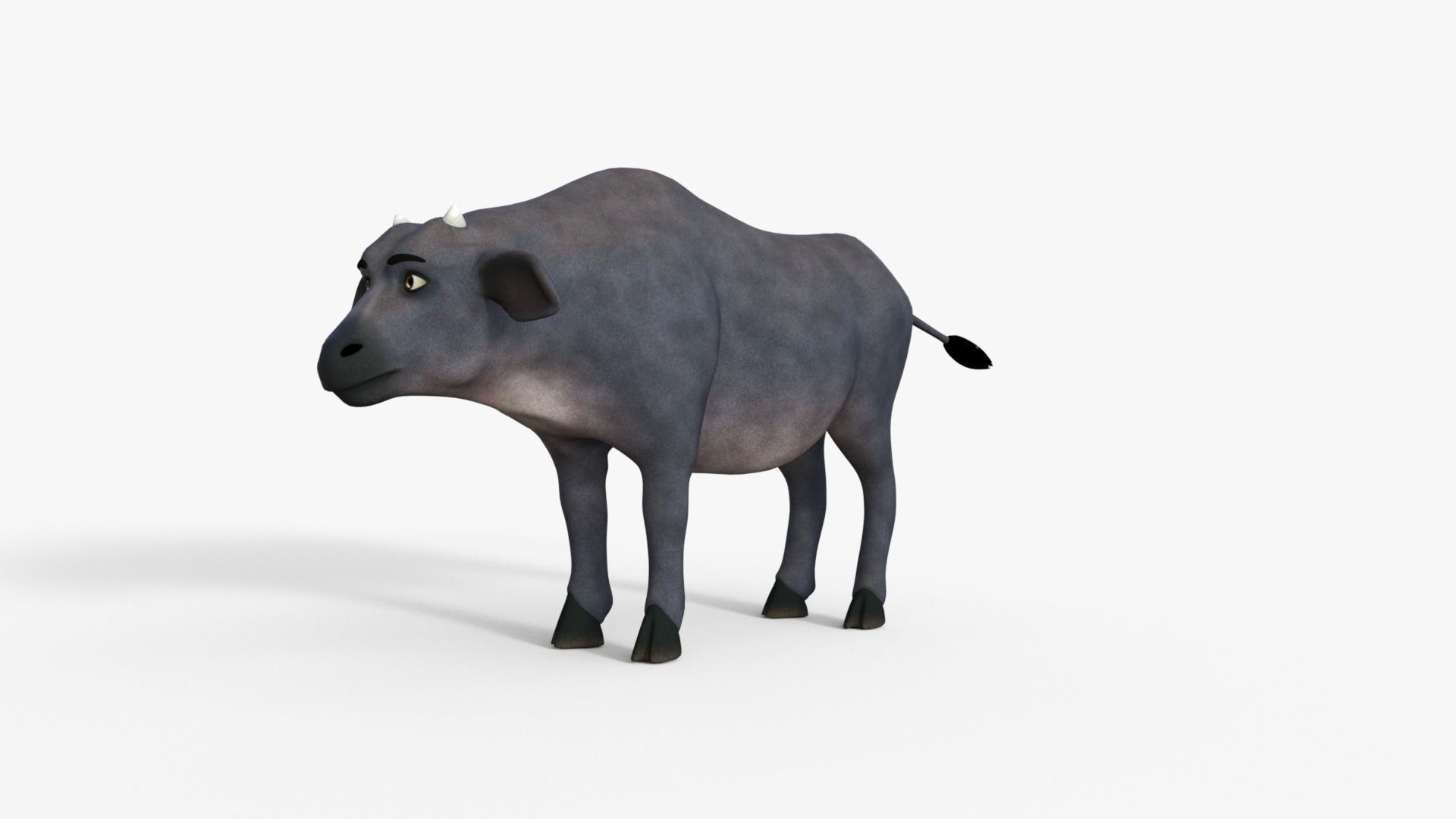 Cartoon Cow Rigged 3D model_18