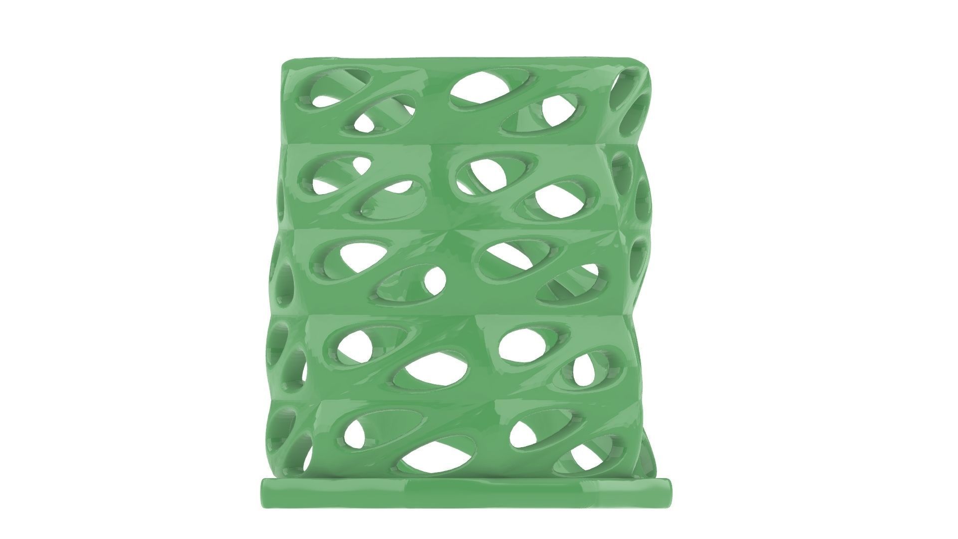 Parametric Pen Holder 3D Printable 3D print model_3