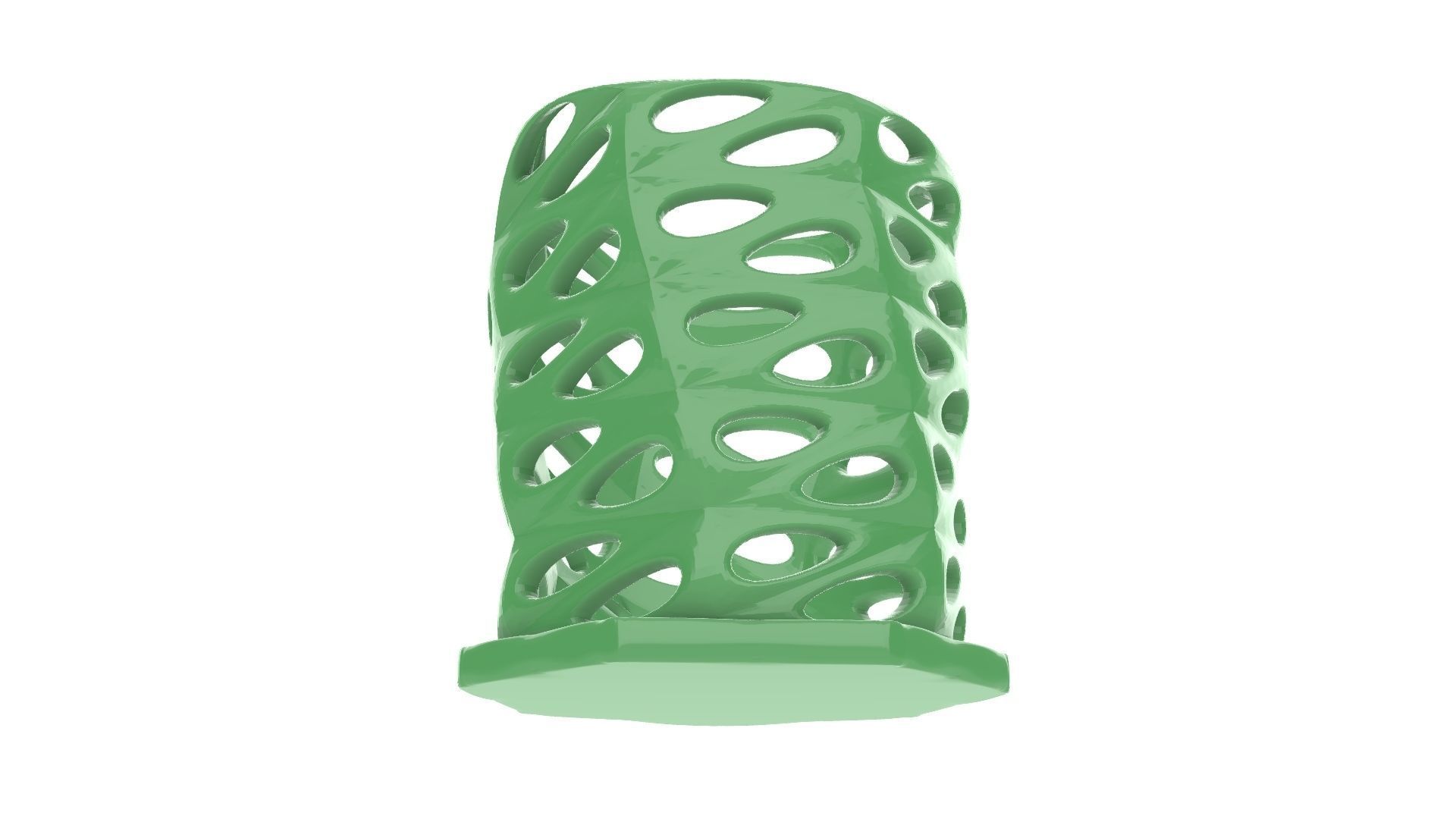 Parametric Pen Holder 3D Printable 3D print model_5