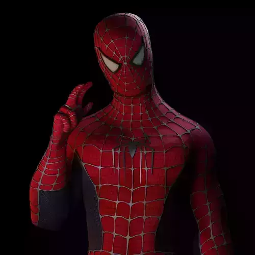 Raimiverse Spider-Man 2 with SM3 Black Suit Variant 3D model