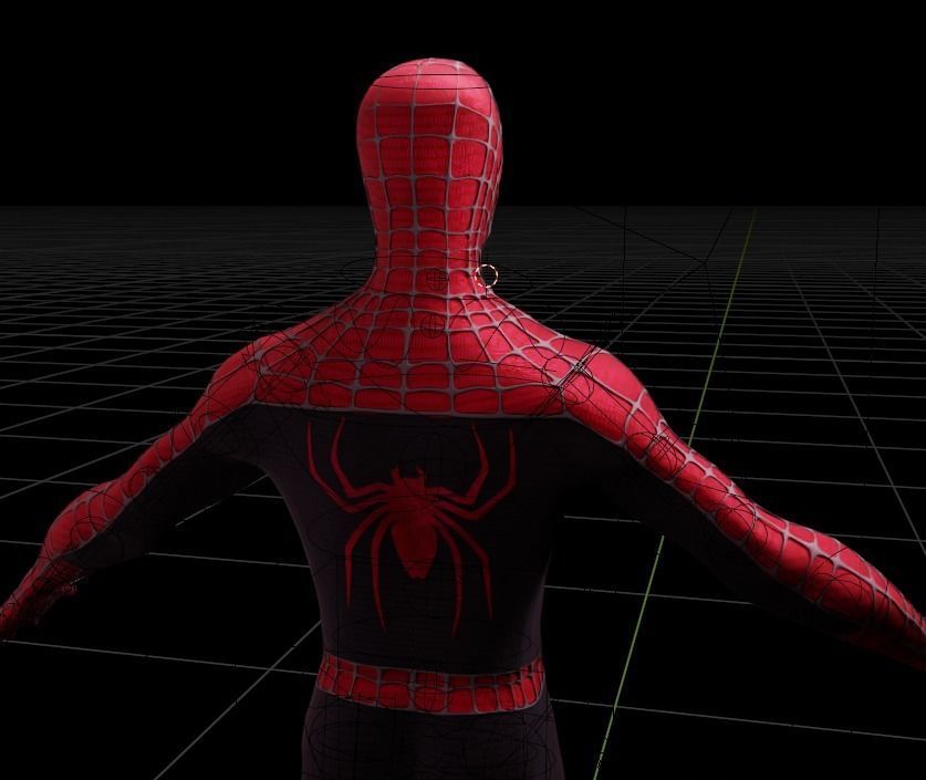 Raimiverse Spider-Man 2 with SM3 Black Suit Variant 3D model_3
