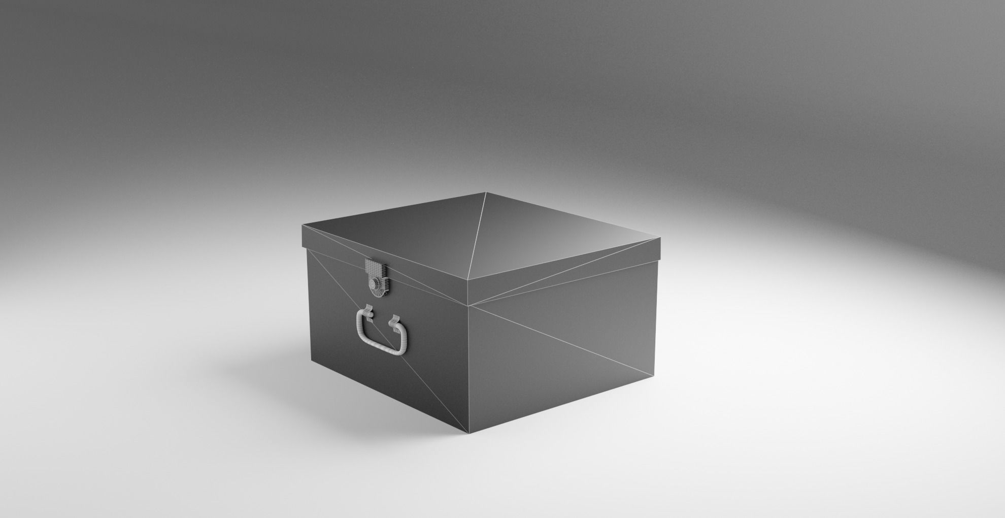 Medic Case - First Aid Kit - PBR Low-poly 3D model_4