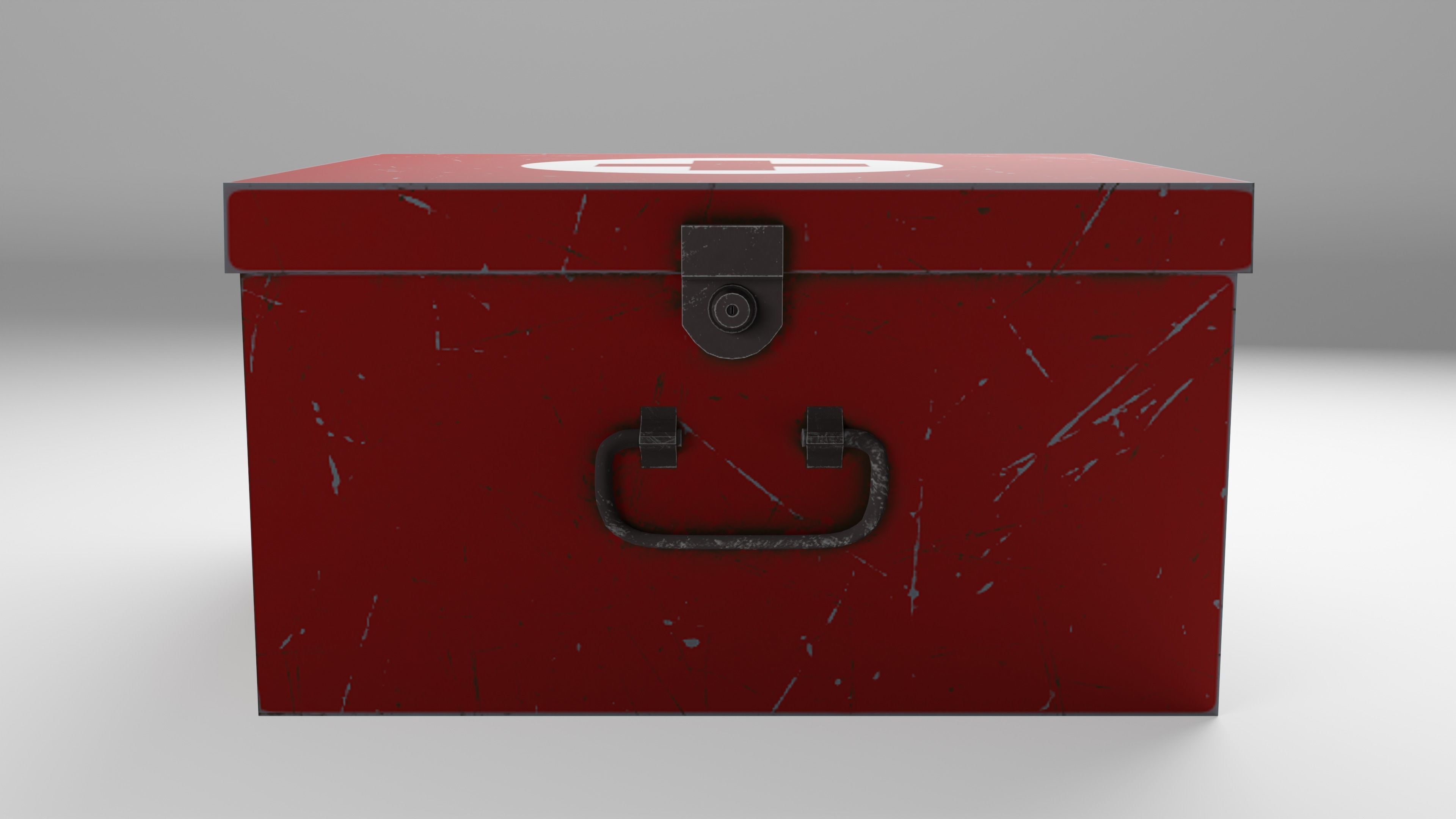 Medic Case - First Aid Kit - PBR Low-poly 3D model_2
