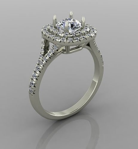 Engagement Ring 3d print model 3D print model