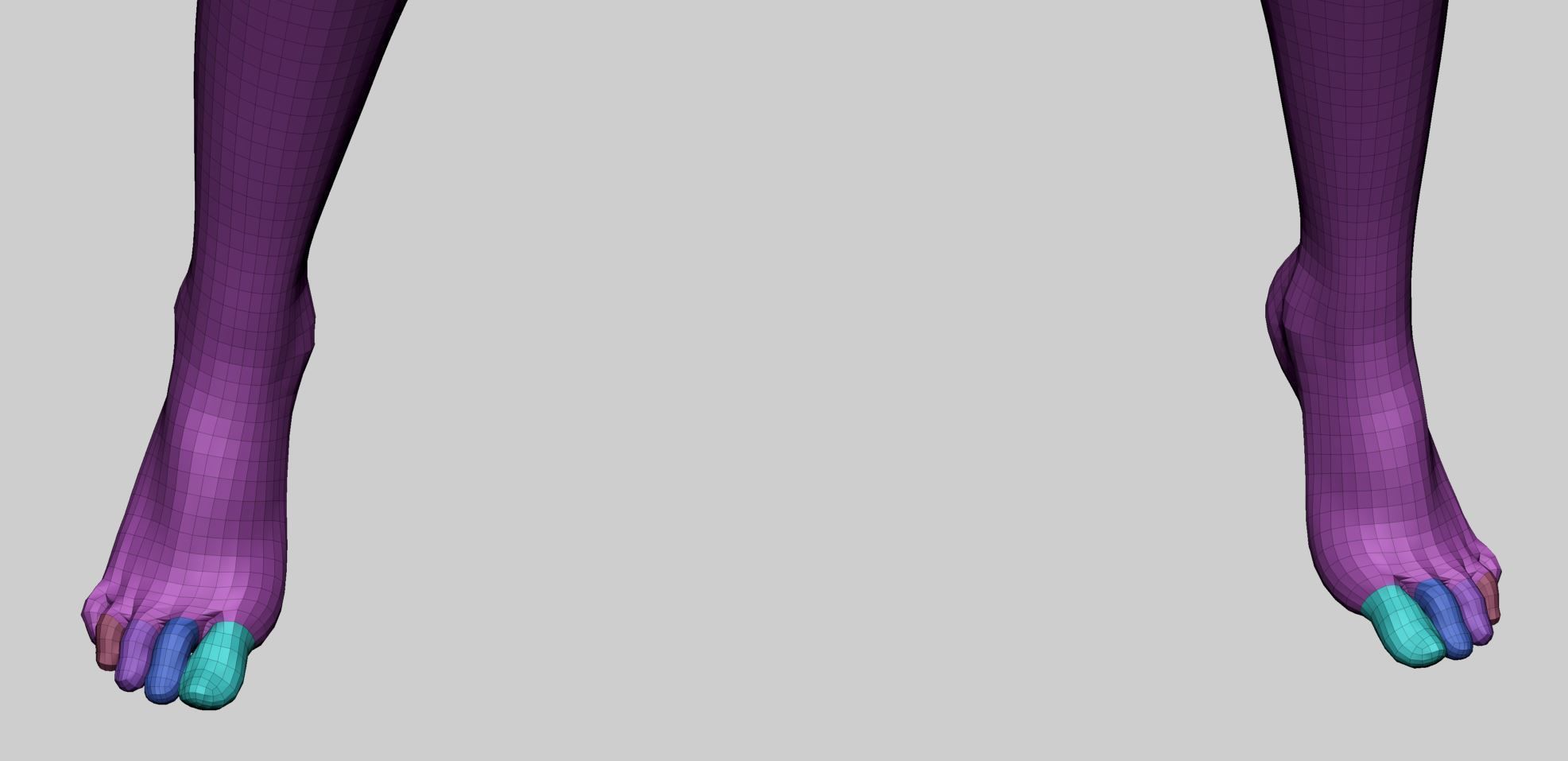 Female Anatomy Basemesh 3D model_17