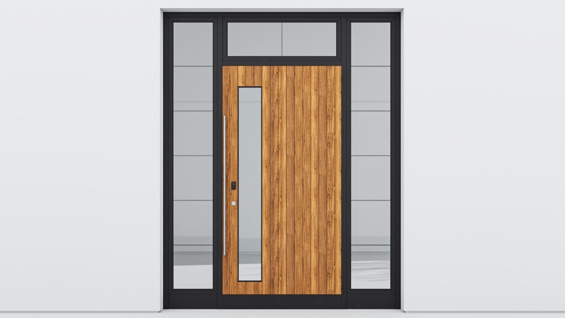 Aluminium door 69 3D model_1