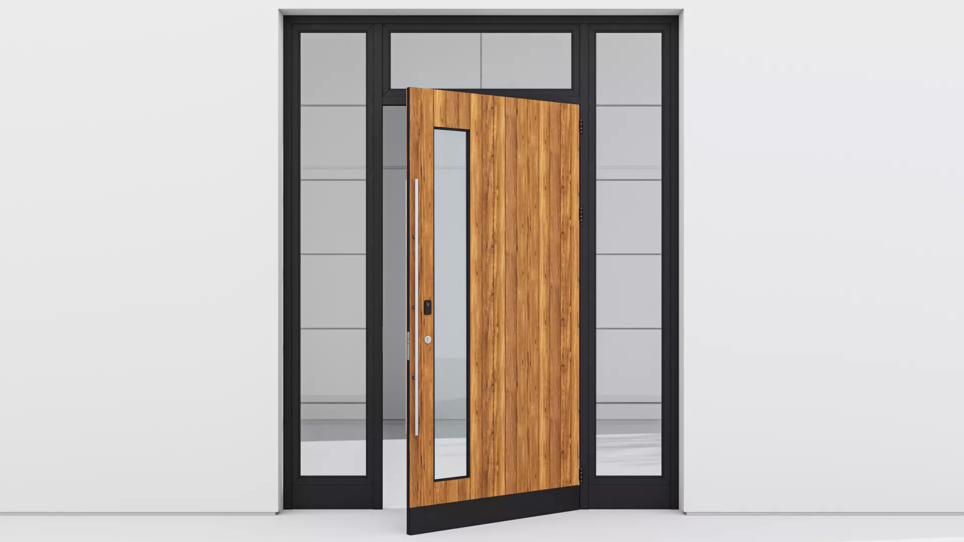 Aluminium door 69 3D model_0