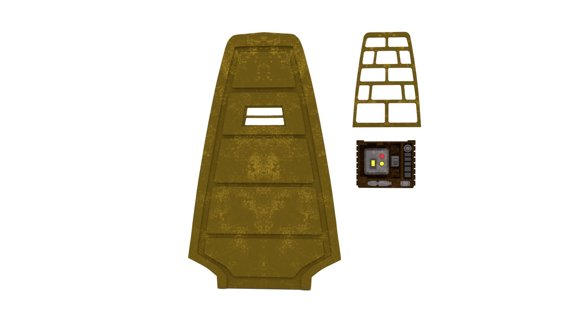 Jabbas Prison door 1-18 scale Kenner Hasbro 3D print model_1