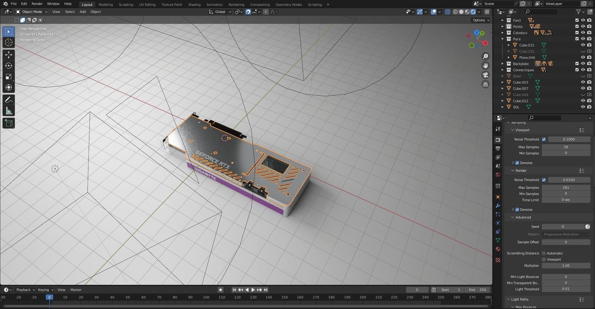 RTX 3070 ti Gigabyte Vision 8Go 3D model_18