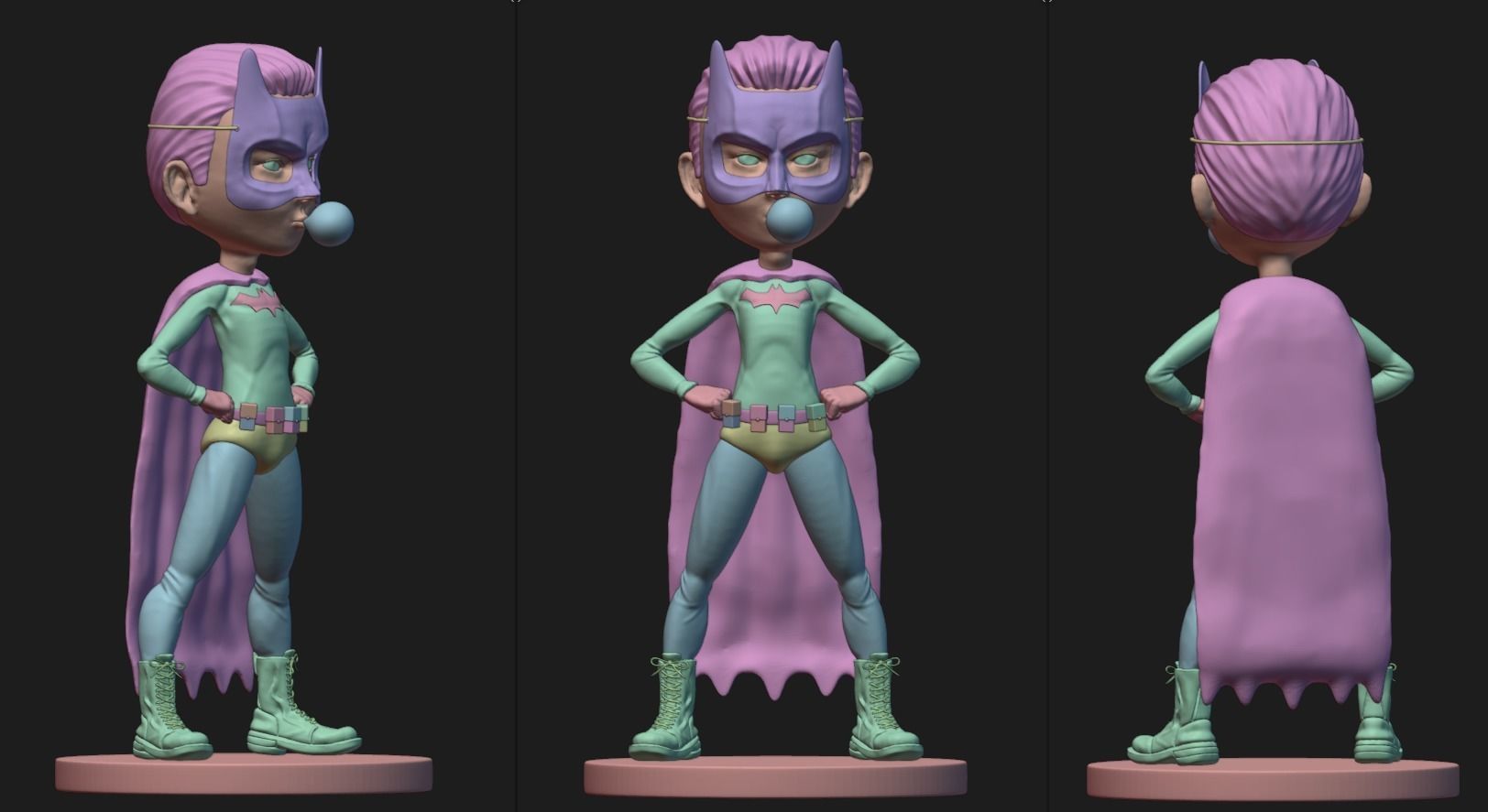 Batman Boy 3D print model_15