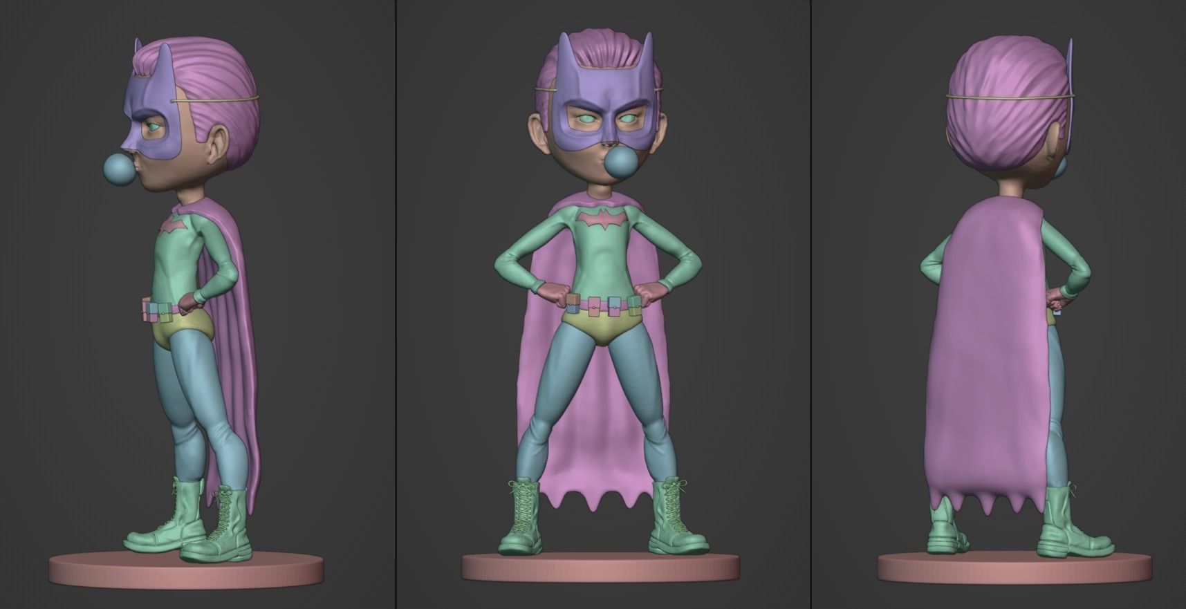 Batman Boy 3D print model_17