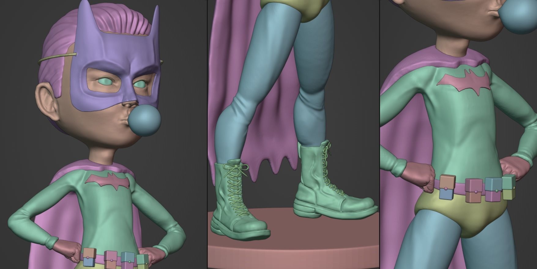 Batman Boy 3D print model_16