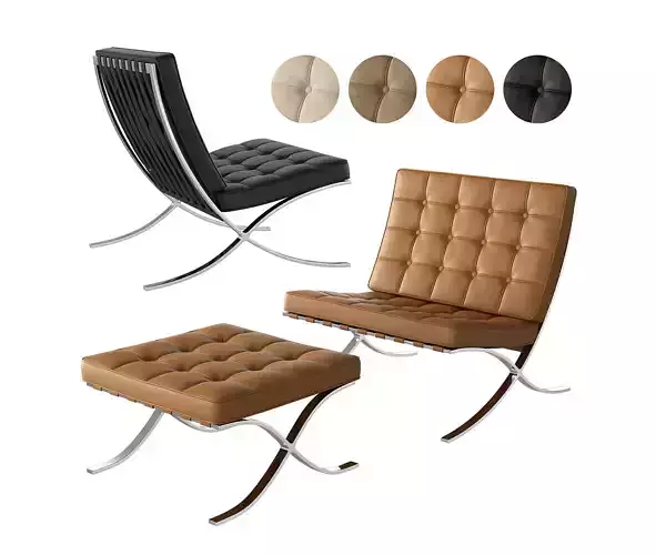 Barcelona Chair 3D model