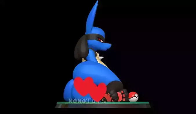 Futa Lucario NSFW