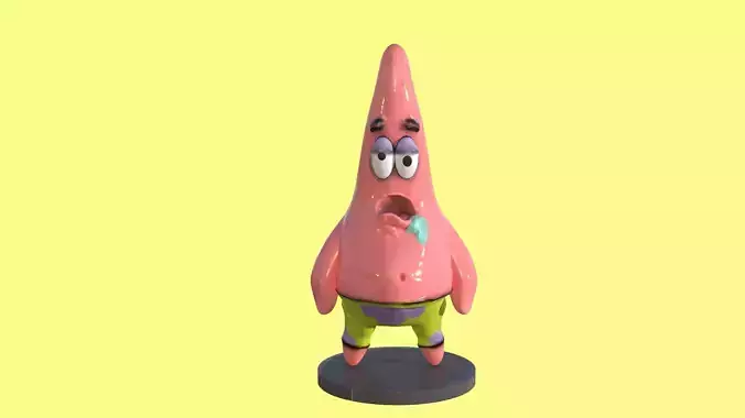 SpongeBob Patrick Star 3D Model 3D print model