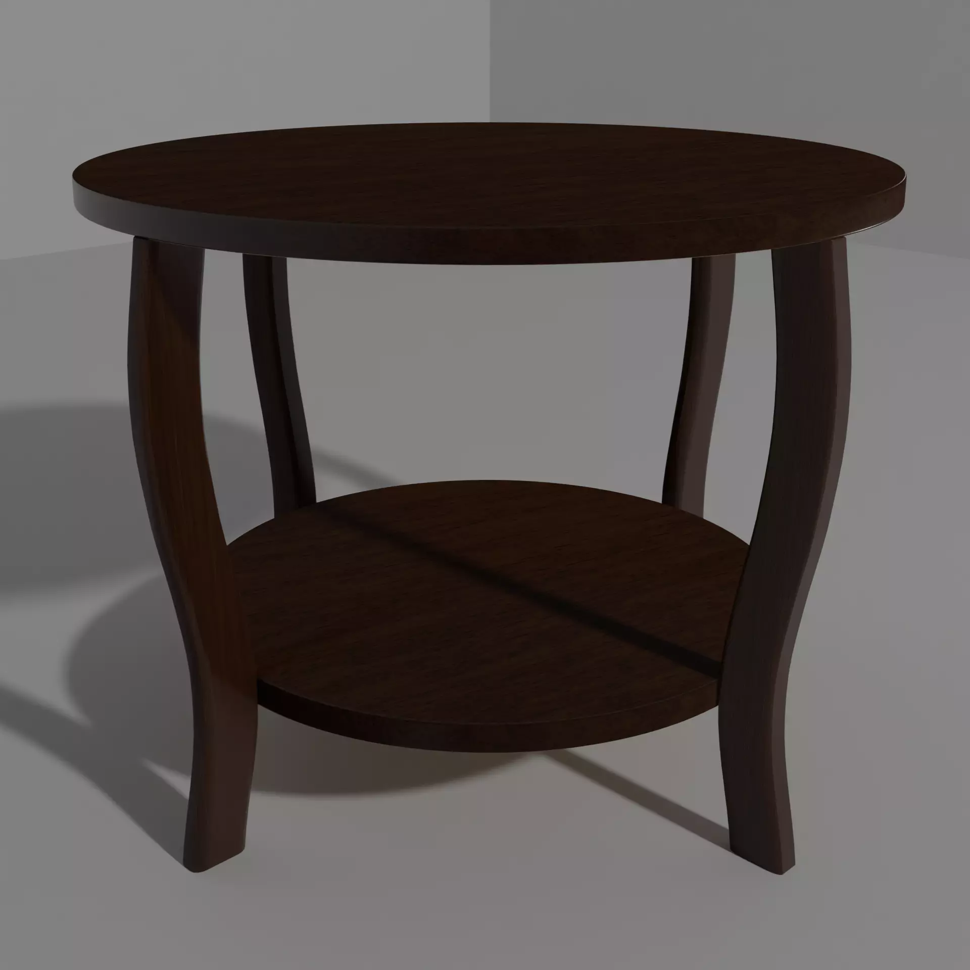 Wooden Table 3D model_0