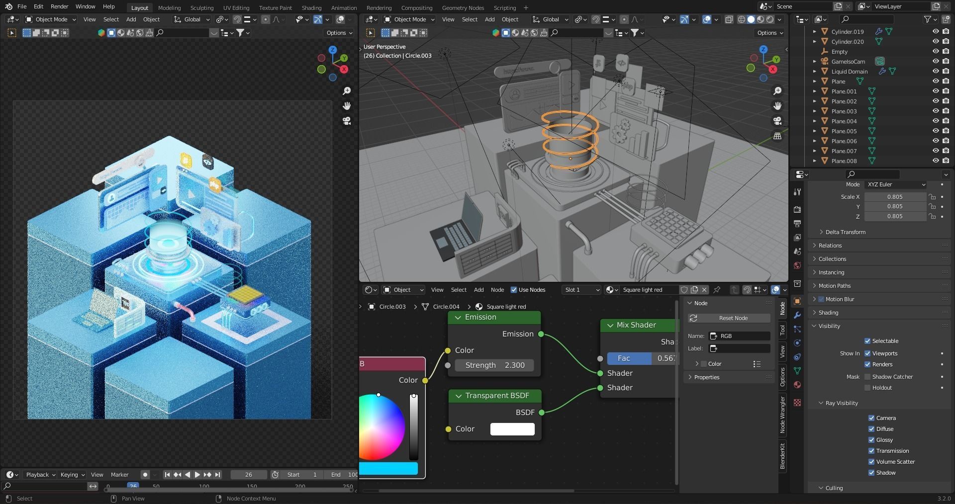 Web Development Modern and Professional Web Design Concept 3D model_2