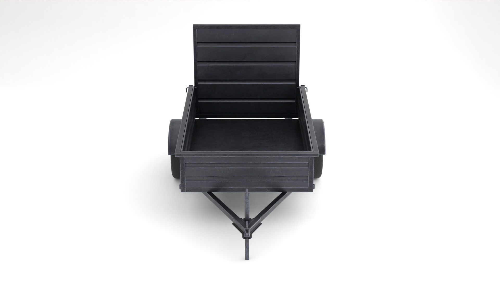 Utility Trailer 3D Model PBR Low-poly 3D model_9