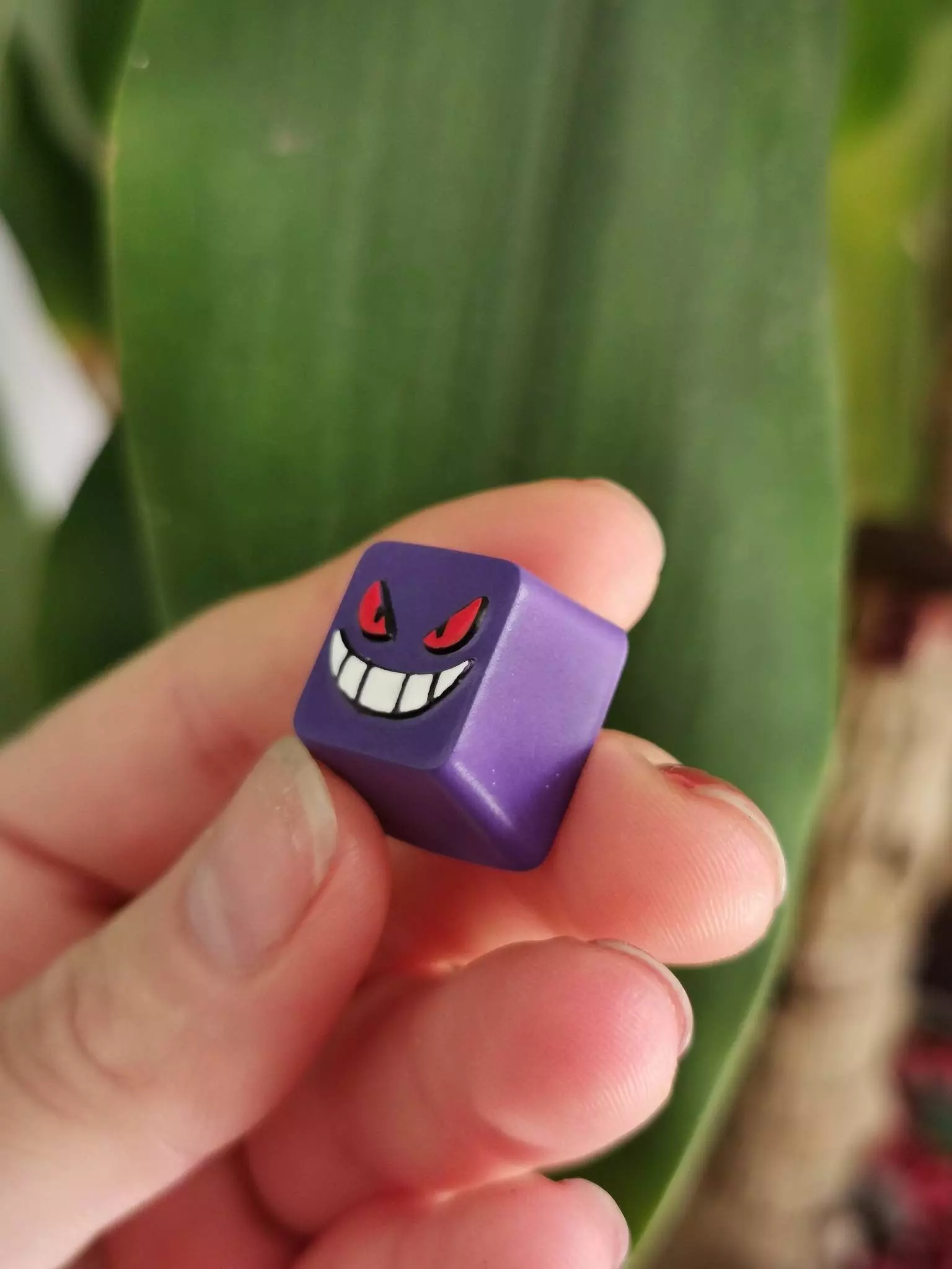 keycap gengar block 3D print model_0