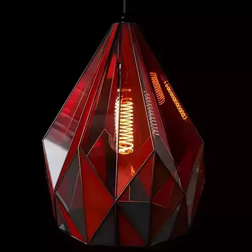 Pendant geometric glass light Fantasy