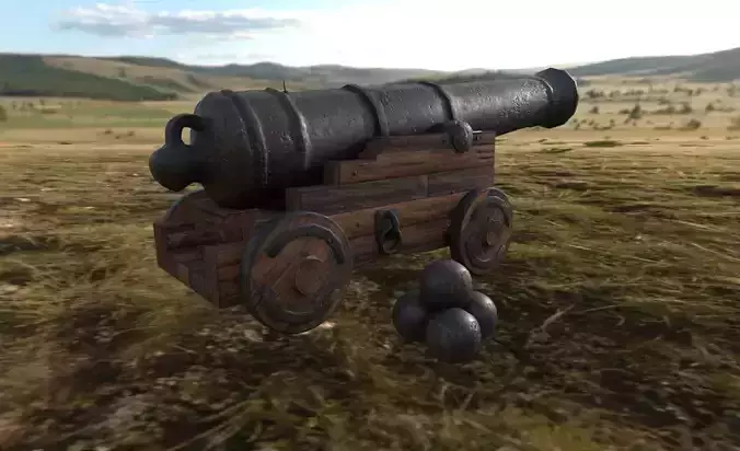 Weathered Cannon