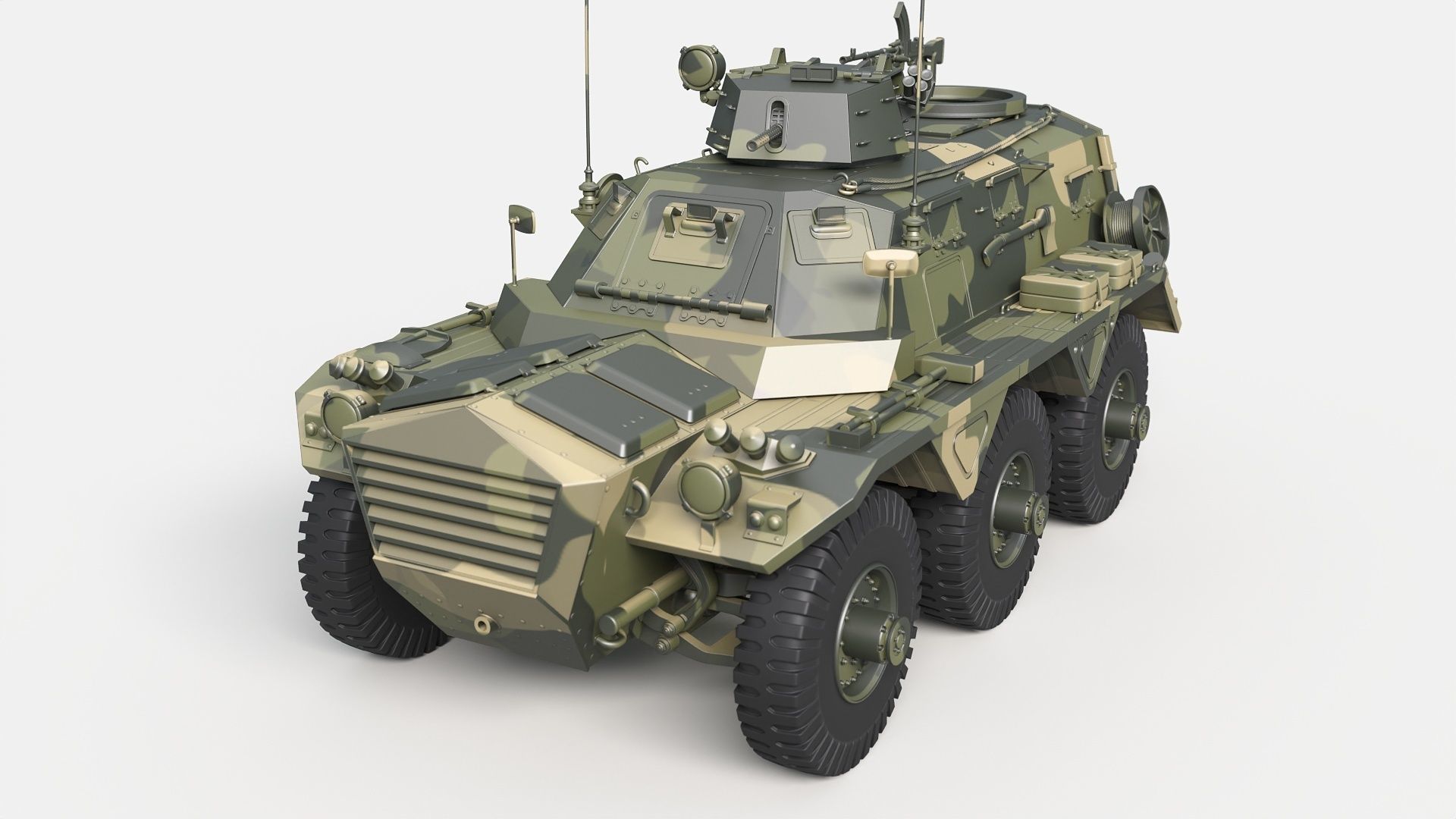 Alvis F603 Saracen 3D print model_7