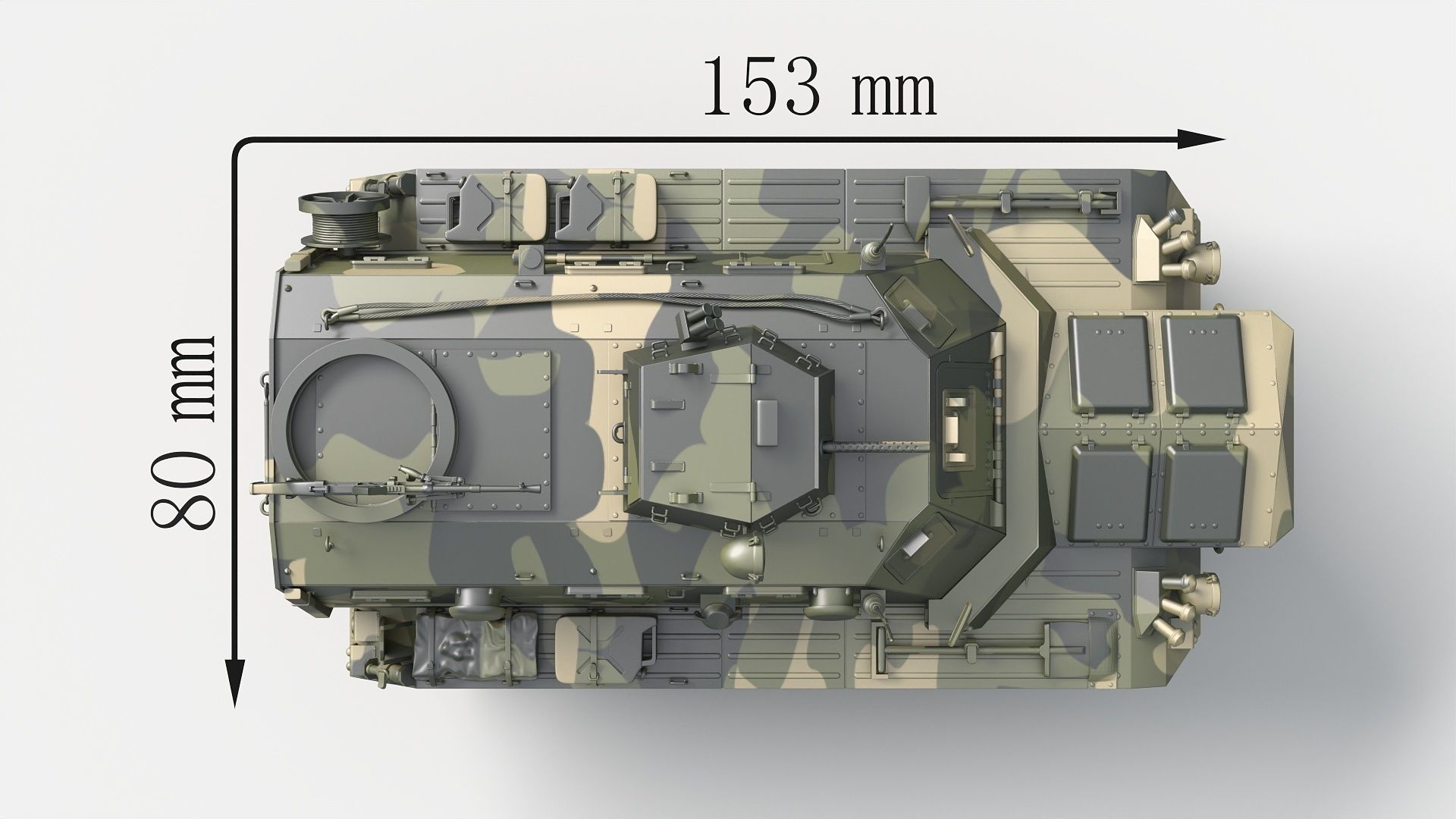 Alvis F603 Saracen 3D print model_1
