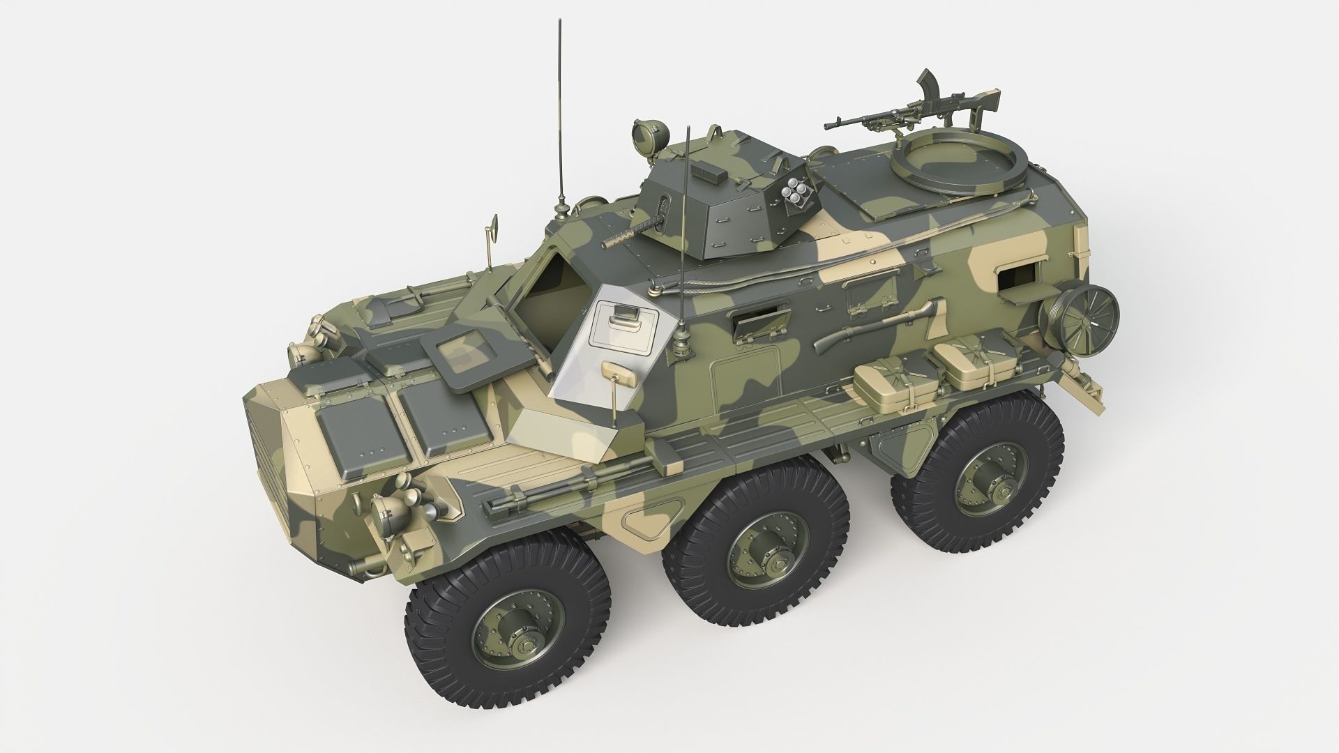 Alvis F603 Saracen 3D print model_2