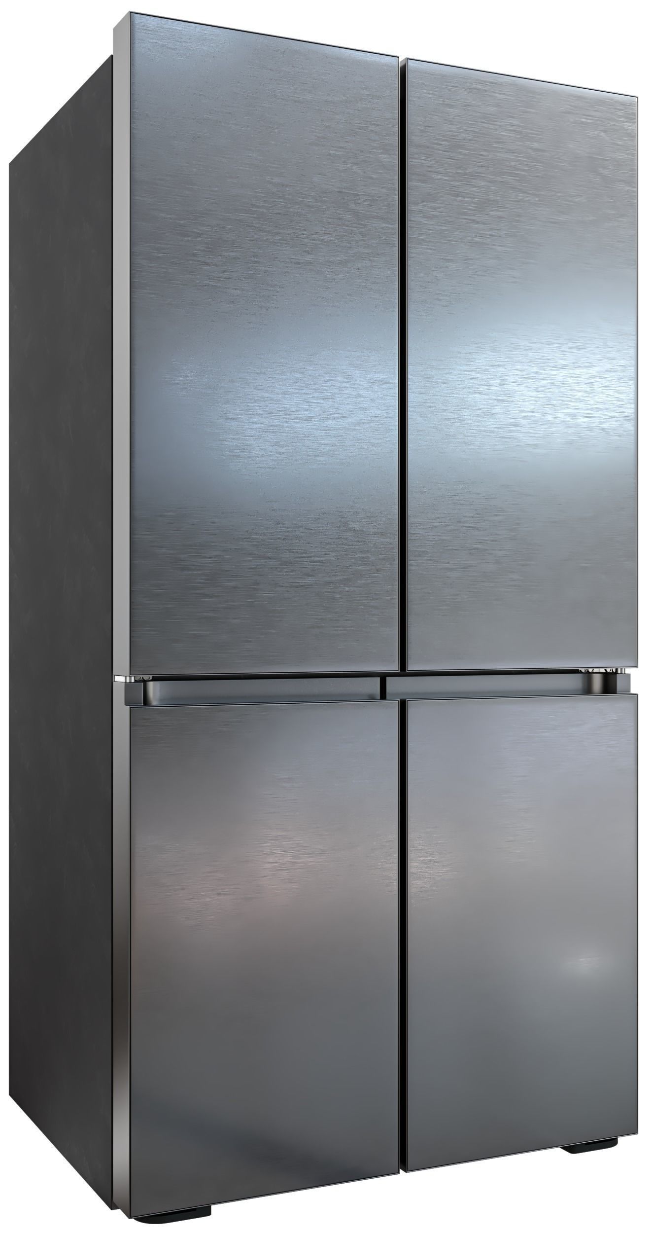 samsung refrigerator set Low-poly 3D model_12