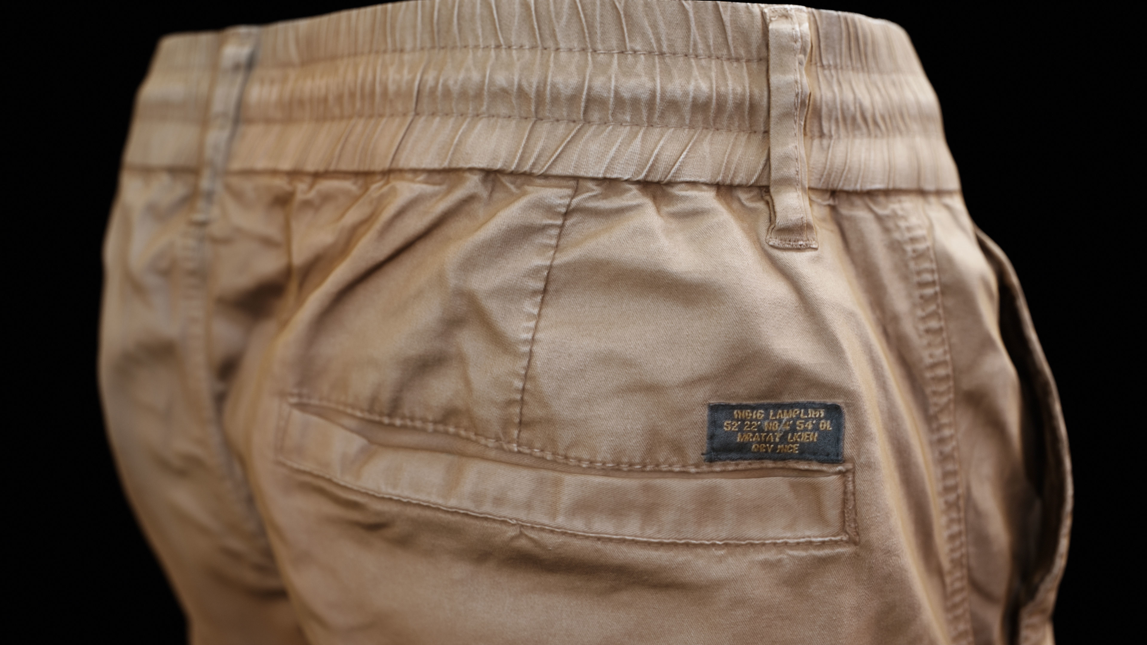 Cargo Pants 004 Low-poly 3D model_7