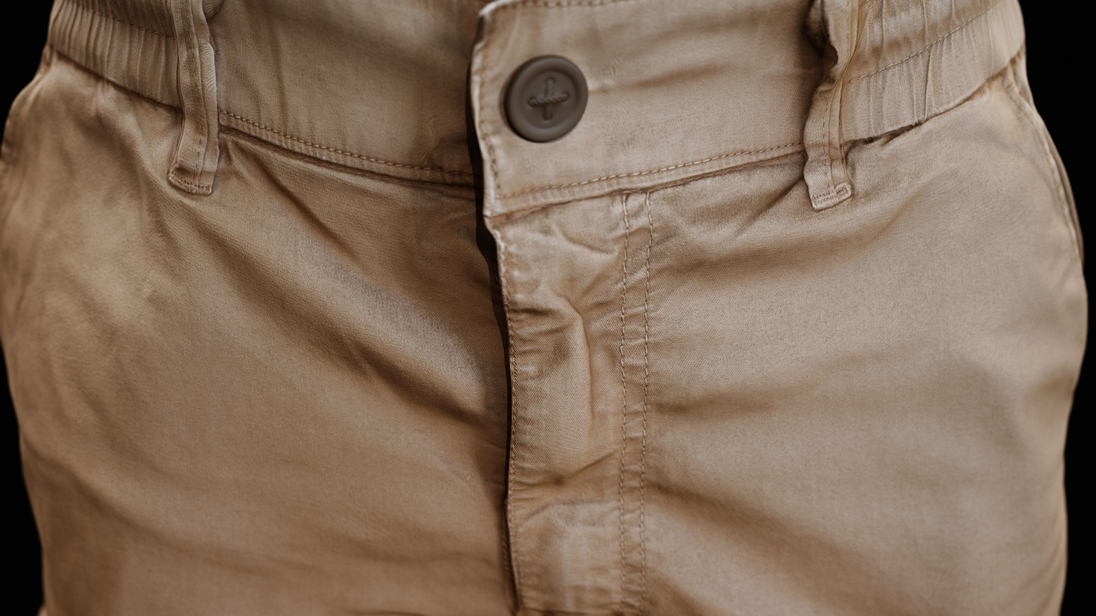 Cargo Pants 004 Low-poly 3D model_5