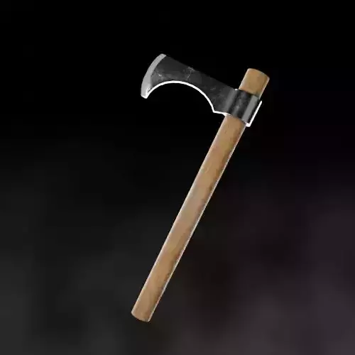 Tomahawk Axe Game Ready PBR Low-poly 3D model Free low-poly 3D model