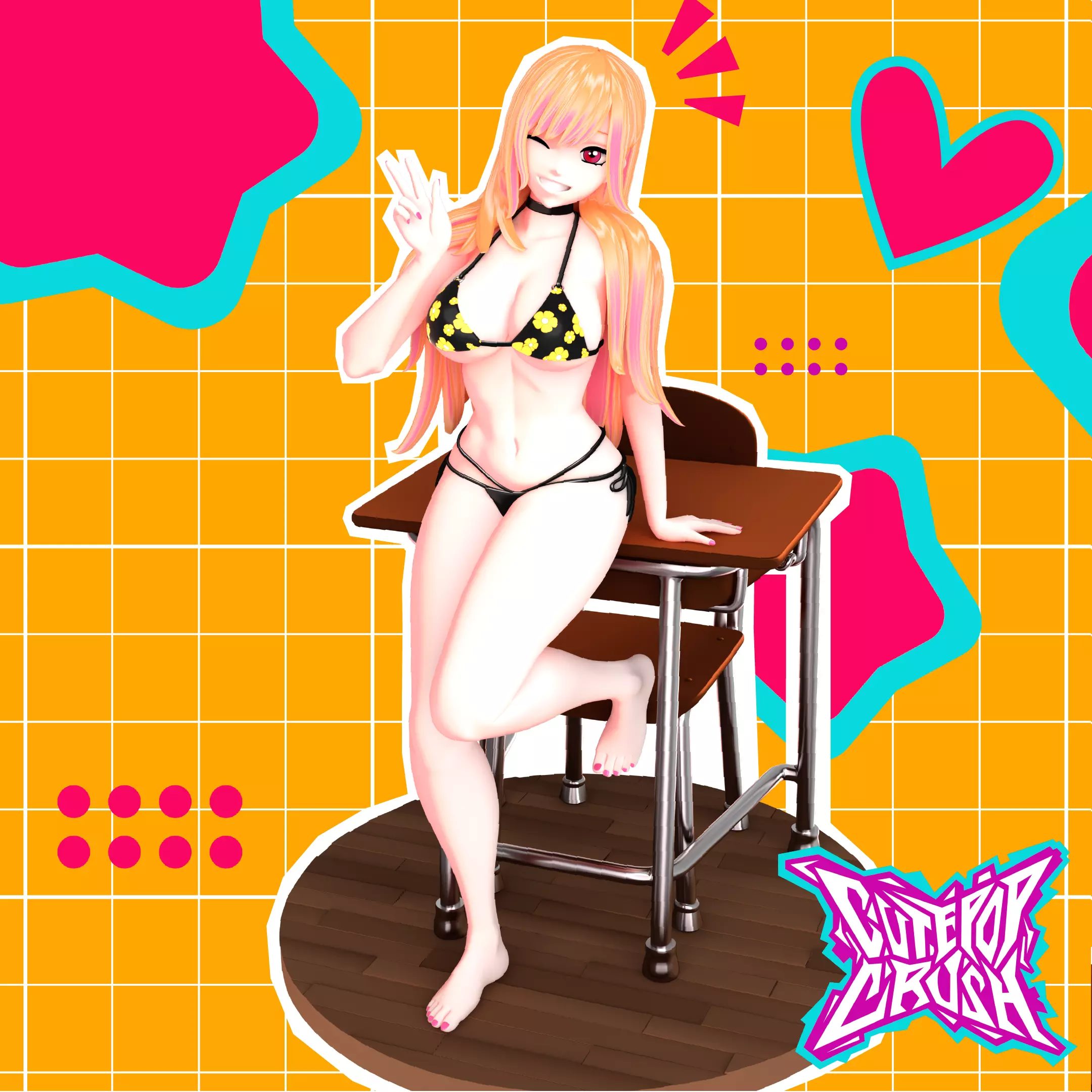 Marin Kitagawa 3D print model_0