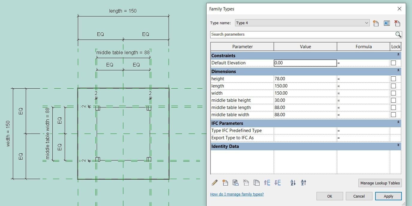 Counter Height Pedestal Dining Table 3D model_10