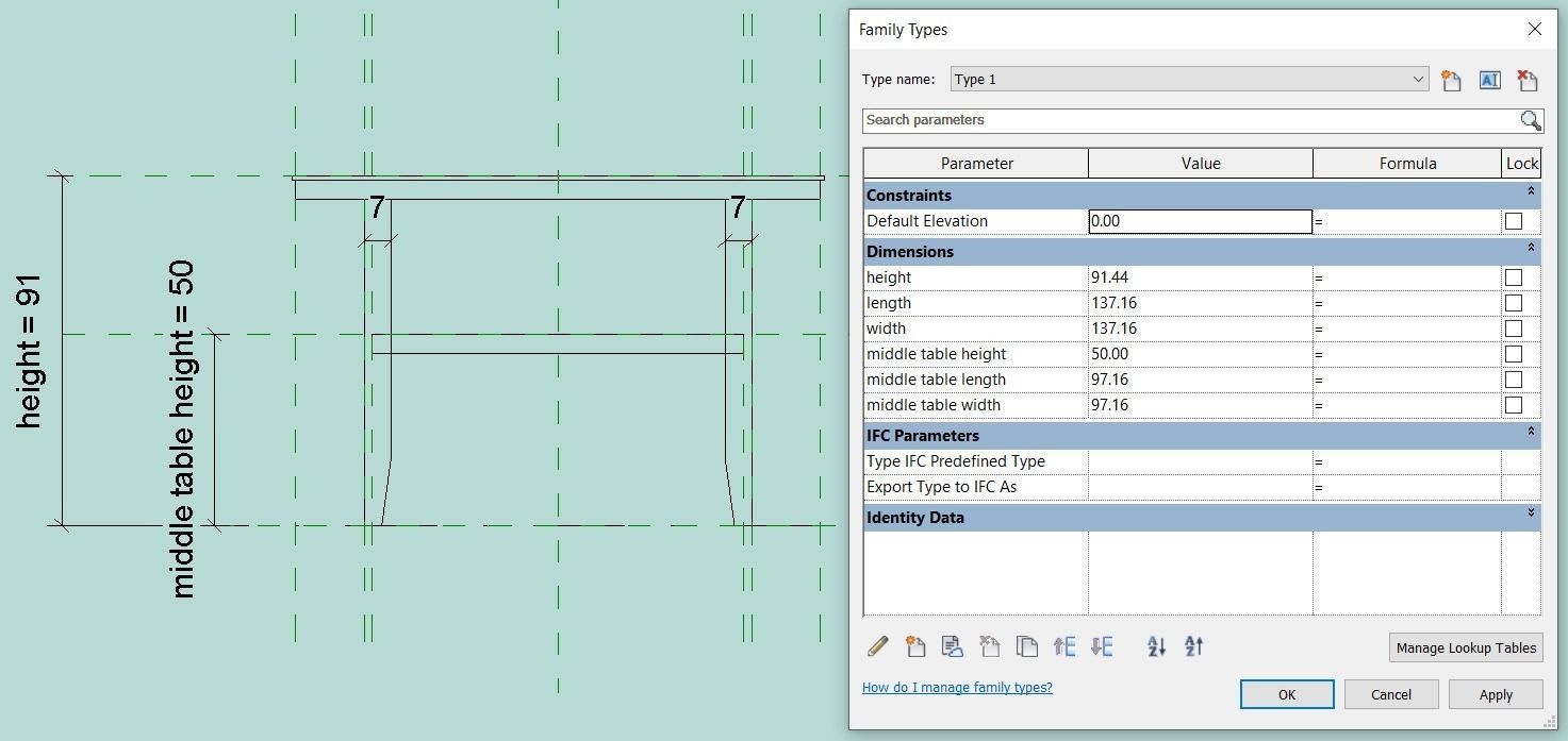 Counter Height Pedestal Dining Table 3D model_12
