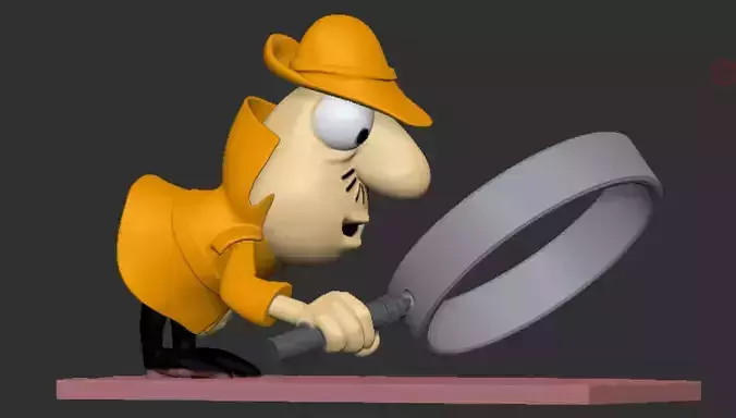 The Inspector Clouseau 3D print model