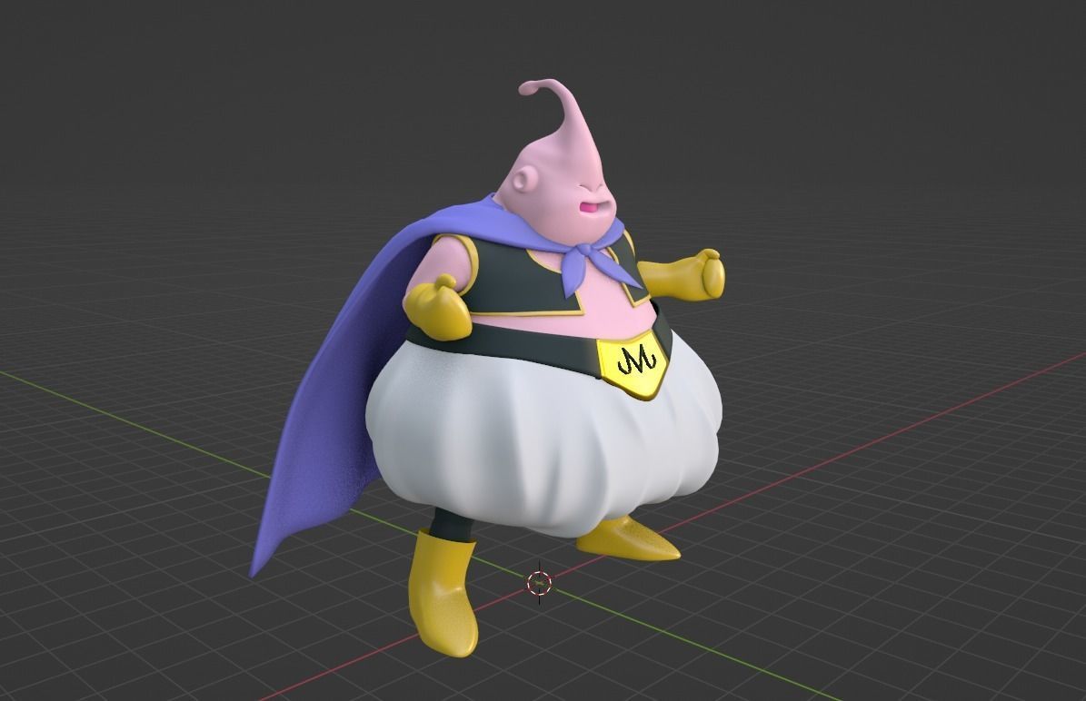 Majin Buu - Dragonball 3D model_7