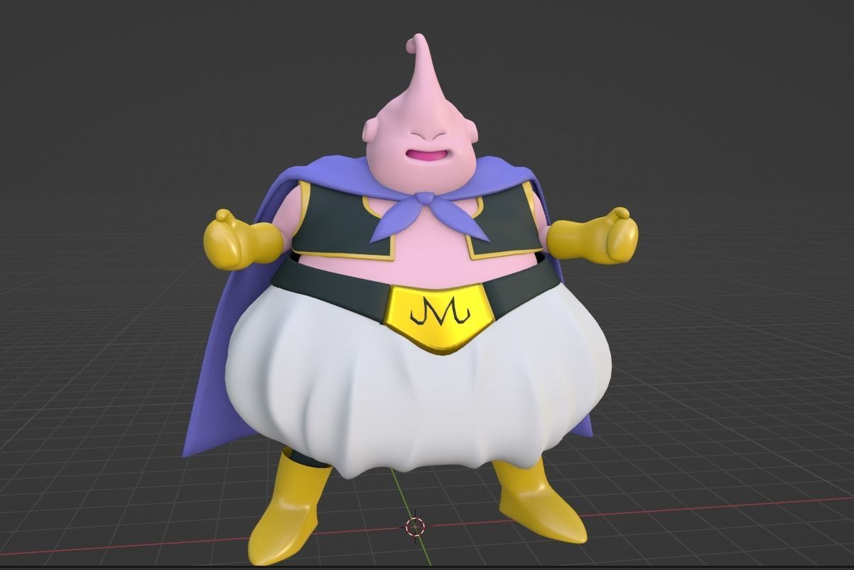 Majin Buu - Dragonball 3D model_4